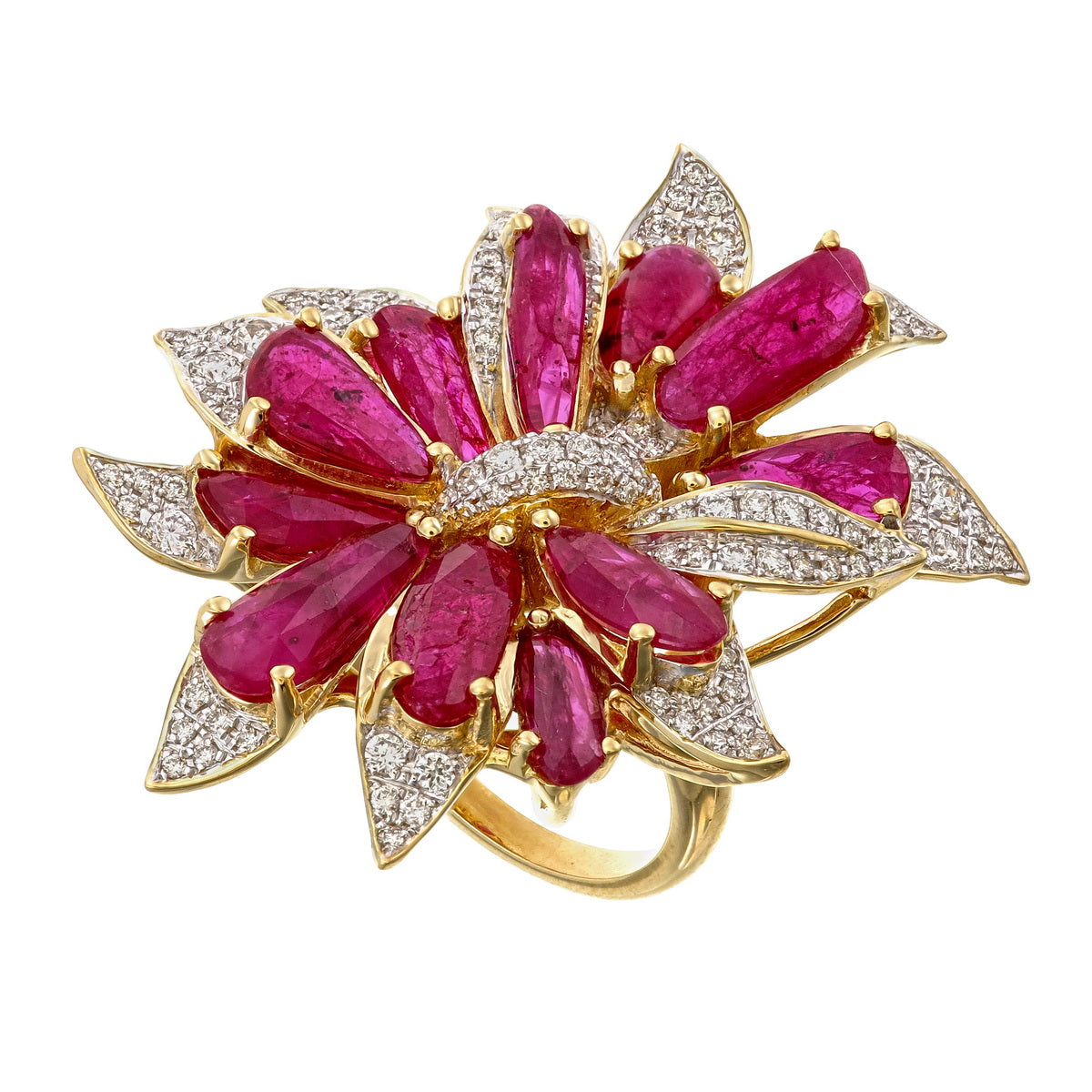 Crimson Bloom Ring